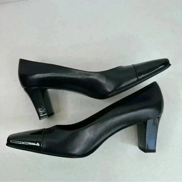 NWT Etienne Aigner Women’s Veni Cap Leather Blue Pump Business Wear Size 8 1/2 M - Picture 8 of 13